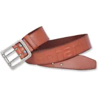 Carhartt Logo Leather Belt Mens Brown W42