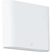 QAZQA Moderne utendørs vegglampe hvit 11,5 cm inkl. LED - Batt