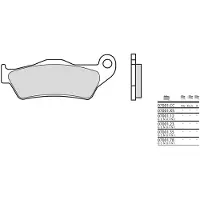 Brembo 07001xs Sintrede Bremseklosser