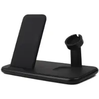 Gear Trådløs Tripple Qi Lader USB-C 20W til Mobil/Watch/Airpods