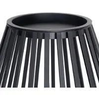 LUCANDE terrasselampe Marrin, svart, metall, Ø 46cm