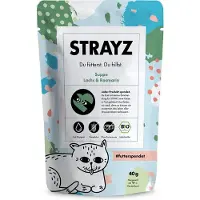 STRAYZ BIO Suppe 14 x 40 g - Økologisk laks & økologisk rosmarin