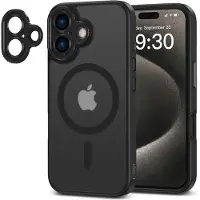 Tech-Protect MagCam MagSafe iPhone 16-etui - halvtransparent