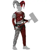 Atosa Halloween-kostyme For Barn Harlekin