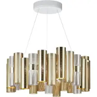 Slamp La Lollo L LED-hengelampe, Ø80cm, gull