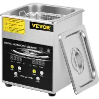Vevor 2L oppgradert ultralydrenser (100W varmeapparat 60W ultralyd) profesjonell digital ultralydrenser for laboratorier med varmetimer for rengjøring av smykker, briller og deler