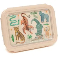 Petit Monkey Matboks - Bento - 1,45 L - Oppside Down Animals - - OneSize - Matboks