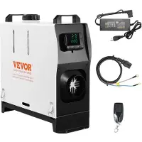 Vevor 5-8KW dieselvarmer, dieselluftvarmer alt-i-ett med fjernkontroll og LCD-skjerm, rask oppvarming lavstøy, bærbar dieselvarmer for lastebil varebil bobil tilhenger campingvogn