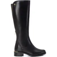 Carmela for woman. 16201801-NEGRO Leather Boots 162018 black (40), 3 to 5 cm, Zip, Casual