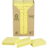 Post-It 653-1T, Gult, 38 mm, 51 mm, 100 stykker, 24 ark