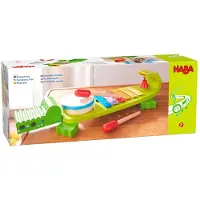 Haba Xylofon - Krokodille - Grønn - - OneSize - Musikkinstrumenter