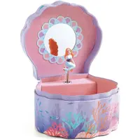 Djeco Smykkeskrin m. Musikk - 14,5x8,5x13,5 cm - Fortryllet havf - - OneSize - Smykkeskrin