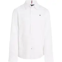 Tommy Hilfiger Skjorte - Solid Stretch - Organic - Hvit - - 14 år (164) - Skjorte