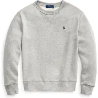 Ralph Lauren Collegegenser - Grå Melert m. Logo - - 8 år (128) - Collegegenser