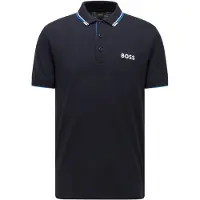 BOSS for man. 50469102 Paddy Pro navy polo shirt (S), Blue, Casual, Cotton, Short sleeve
