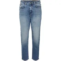 Noisy May Moni Straight Ankle Høytaljede Jeans