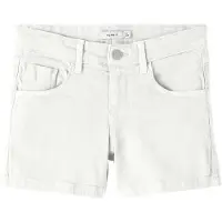 Name it Shorts - Noos - NkfRose - Bright White - - 4 år (104) - Shorts