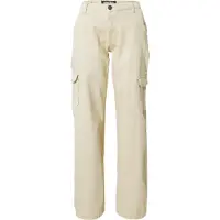 Urban Classics Straight Denim Cargobukser Med Høy Midje