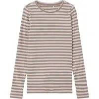 Name it Genser - Rib - NkfSuraja - Noos - Mocha Marengs - - 9-10 år (134-140) - Genser