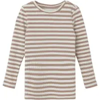 Name it Genser - Rib - NmfSuraja - Noos - Mocha Marengs - - 5 år (110) - Genser