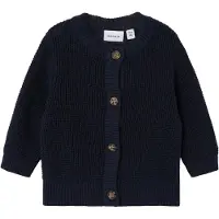 Name it Cardigan - Strikk - NbnBubba - Noos - Dark Sapphire - - 62 - Cardigan