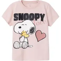 Name it T-skjorte - Noos - Snoopy - NkfNanni - Sepia Rose m. Try - - 5 år (110) - T-skjorte