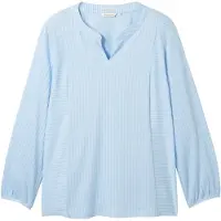 Tom Tailor Vertical Stripe Plus Langermet Bluse