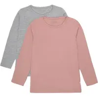 Minymo Genser - 2-pack - Rosa/Grå - - 1 år (80) - Genser