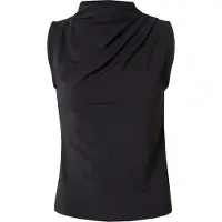 Pieces Madison Draped Ermeløs T-skjorte