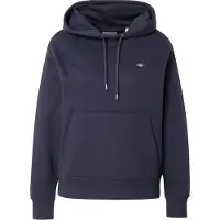 Gant for woman. 4201413 Shield hoodie navy (XL), Casual, Cotton