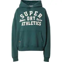 Superdry for woman. W2012137A Sweatshirt Athletic green (M), Casual, Cotton, Organic Cotton