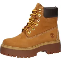 Timberland for woman. TB1A5RJD2311 Stone Street 6 brown leather ankle boots (41.5 W), 3 to 5 cm, Laces, Casual