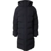 Superdry for man. M5011977A Long quilted jacket with hood black (M), Casual, Sustainable, Recycled nylon