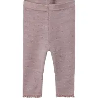Name it Leggings - Noos - Ull - NbfWang - Purple Dove - - 74 - Leggings - Ull