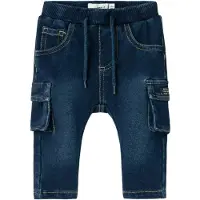 Name it Joggebukse - Noos - NbmBen - Dark Blue Denim - - 68 - Joggebukse
