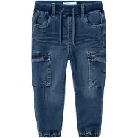 Name it Jeans - Noos - NmmBen - Dark Blue Denim - - 1 år (80) - Jeans