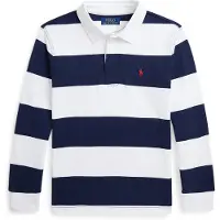 Ralph Lauren Poloskjorte - C Core - Navy/Hvit Stripet - - 8 år (128) - Genser
