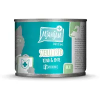 MjAMjAM VetCat Sterilisert 6 x 200 g - Biff og and