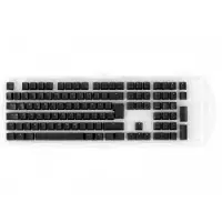 Ducky Black - 115 keycap-sett - Double-shot PBT - Nordic layout