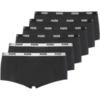 Puma Women's Mini Short 6 pack, Clothing, Black, 1