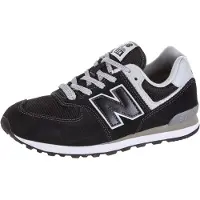New Balance unisex for kids. GC574V1 Trainers 574 black (23), Flat, Laces, Casual, Sport, children's fashion