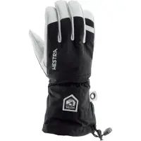 Hestra Army Leather Heli Skihansker, Black