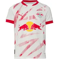 Puma RB Leipzig 24/25 Home Jersey Youth, Clothing, White/Red, 11-12Y