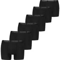 Puma Boxer Briefs (6-Pack) Men, Clothing, Black, 6
