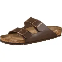 Birkenstock for man. 51701 Arizona Birko-Flor Sandals (Regular Fit) brown (43), Flat, None, Casual