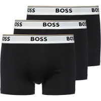 BOSS for man. 50475274 Pack 3 Boxers Troncal black (M), Homewear, Cotton