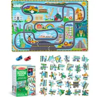 Melissa & Doug Racerbane-puslespill 48 Stykker
