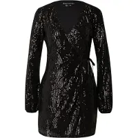 Superdry Sequin Wrap Langarmet Kort Kjole