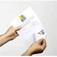 Durable - Navneskilt - hvit (en pakke 100)