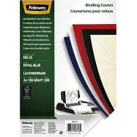 Fellowes Delta - A4 (210 x 297 mm) - kongeblå - 250 g/m² - 100 stk permomslag